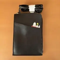 PEANUTS スヌーピー ポーチ 黒