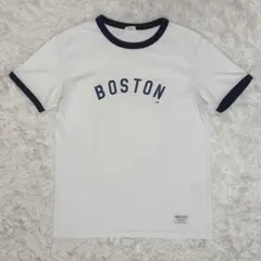 シングルステッチ　古着　70s 80s マジェスティック リンガーTシャツ Mのサムネイル