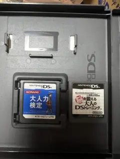 大人力検定　脳を鍛える大人のDSトレーニング　任天堂DS ソフト 2点セット