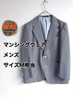 マンシングウェア　チェック柄 テーラードジャケット M相当 メンズのサムネイル