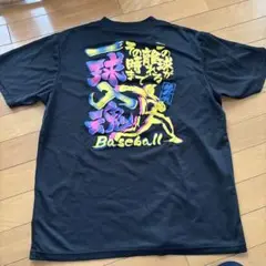 カラフル野球デザイン Tシャツ Lサイズ