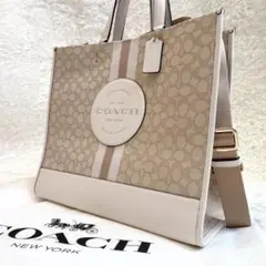 【未使用品】コーチ 2WAY デンプシーキャリーオール トートバッグ C8418