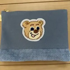 FEILER フェイラー LOVERARY ラブリーオールドテディブルーポーチ