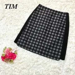 ティム タイトスカート 11 グレー/ブラック 千鳥格子柄 カジュアル オフィス