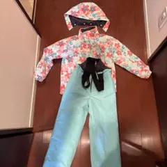 FABLICE スキーウェア 上下セット 130サイズ 花柄