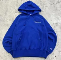 90s USA製 チャンピオン リバースウィーブ フーディ L ナス紺 - メルカリ