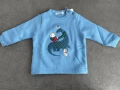 ファミリア　familiar 恐竜トレーナー　80 裏起毛