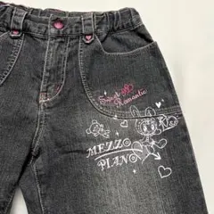 mezzo piano デニム　パンツ　140cm ベリエ