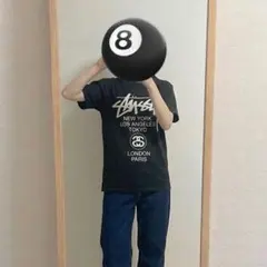 Stussy ステューシー ワールドツアー Tシャツ 両面プリント 黒