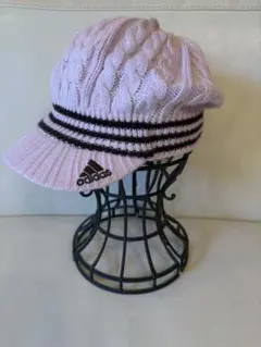 [お値下げしました]adidas レディース ゴルフ ニットキャップ ピンク