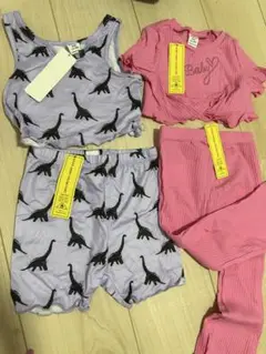 新品　ツーウェイ・ドレスオール shein 12-18ヶ月　2個セット