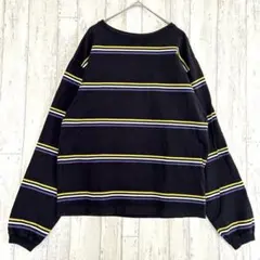 ビューティーアンドユースユナイテッドアローズ ボーダー カットソー 【M】ロンT