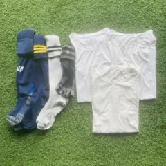 アディダス　ユニクロ　サッカー　ソックス　インナー　まとめ売りのサムネイル