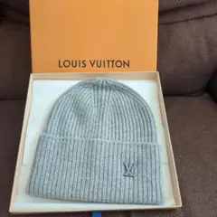 LOUIS VUITTON ニット帽 ビーニー グレーのサムネイル