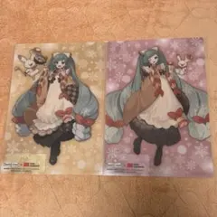 SNOWMIKU 雪ミク 2024 HMV クリアポスター 2種セット