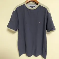 TOMMY HILFIGERトミーヒルフィガー 半袖Tシャツ ネイビー L