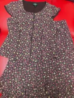 ローラ アシュレイ / 小花柄セットアップ 9号 レーヨンおな