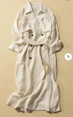 タグ付き SACRA サクラ SHEAR CLOTH ライト トレンチコート
