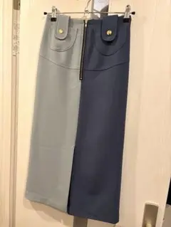 バイカラータイトスカート redyazel