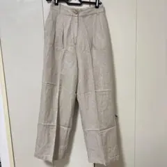 SENSE OF PLACE ベージュ ワイドパンツ Sサイズ