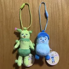 バムとケロのおかいものストラップ - メルカリ