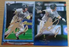 BBM　福岡ソフトバンクホークス　柳田悠岐選手　サインカード2枚セット