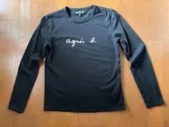 agnès b. ブラック 長袖Tシャツ サイズ3