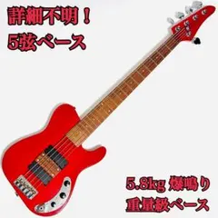 カスタム5弦ベース Wilkinson搭載 5.8kg 良音 動作品のサムネイル