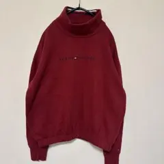n*z様 31 USA 古着 TOMMY HILFIGER ハイネック スウェッ