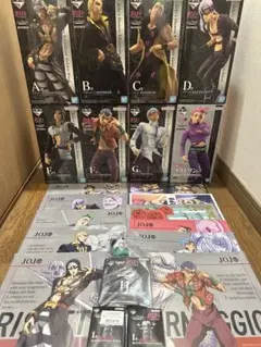 一番くじ ジョジョ 黄金の風 暗殺チーム　コンプリートセット　荒木飛呂彦　22種