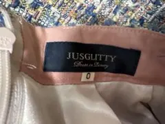 【美品】JUSGLITTYツイードタイトスカートのサムネイル