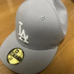 LA 59FIFTY グレーキャップ 7 1/2