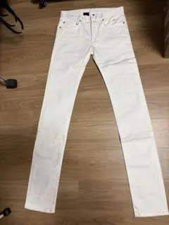 新品 ディオールオム ホワイトデニム クリス期 28 dior homme