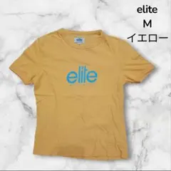 【美品】 半袖 シャツ トップス ELITE イエロー M 365