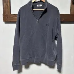 アトモス ピグメントダイハーフジップスウエットシャツ