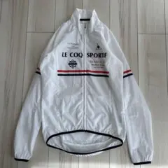 美品 ルコックスポルティフ 長袖 サイクルジャージ 白 ユニセックス メンズ