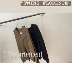 L'Appartement★Twins Florence VNECK KNIT