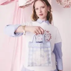 CathKidston×HelloKitty スモールブックバッグ ブルー - メルカリ