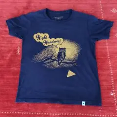 【レア】and wander Night Wanderer Tシャツ 紺×黄