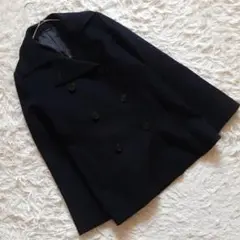 『INDIVI』 インディヴィ (40) カシミヤ混Ｐコート ダブル シンプル