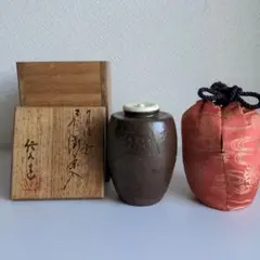 茶道具 丹波焼 らっきょ形 花入 市野克明（信水）新品未使用 茶道具 丹波焼 らっきょ形 花入 市野克明（信水）新品未使用 2025年