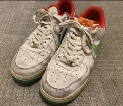 Nike Air Force 1 ホワイト/グリーン/レッド28.5㎝