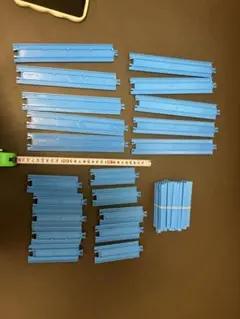 プラレール レールセット 青 直線