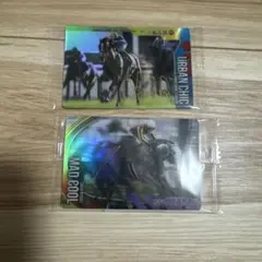 サラブレッドホースコレクション　アーバンシック、マッドクール　サイン入り