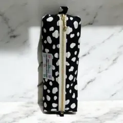 ペンケース　牛柄　ハンドメイド