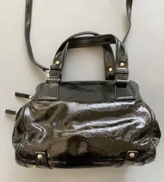 ✨極美品✨Max Mara エナメル　2way ハンドバック　パテントレザーのサムネイル