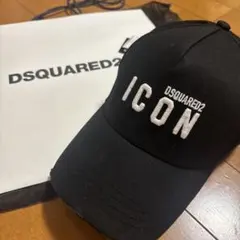 新品❗️DSQUAREDディースクエアード2 ICON キャップ　ブラック