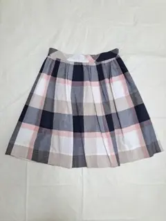 BLUE LABEL CRESTBRIDGE チェック柄 フレアスカート ひざ丈のサムネイル