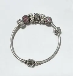 パンドラ PANDORA ブレスレット 17cm クイーンビー デイジー ピンク