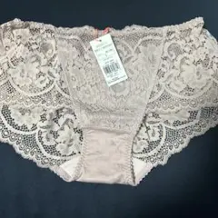 レースショーツLサイズ　くすみピンク